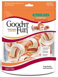 Healthy Hide Good'n' Fun Triple-Flavor Chews Small Beef, Pork and Chicken