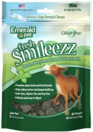 Emerald Pet Fresh Smileezz Dental Dog Treats Mini