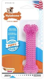 Nylabone Puppy Chew Dental Bone Chew Toy - Pink