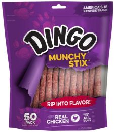 Dingo Muchy Stix Chicken & Munchy Rawhide Chew (size: 50 Pack)