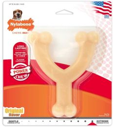 Nylabone Dura Chew Wishbone - Original Flavor (size: Wolf - For Dogs 26-35 lbs)