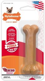 Nylabone Dura Chew Durable Dog Bone - Bacon Flavor (size: Petite - Dogs 1-15 lbs)