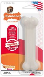 Nylabone Dura Chew Smooth White Dog Bone - Chicken Flavor (size: Wolf (1 Pack))