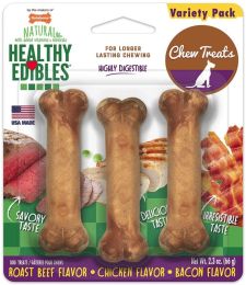 Nylabone Healthy Edibles Wholesome Dog Chews - Variety Pack (size: Petite (3 Pack))