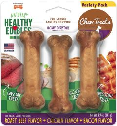 Nylabone Healthy Edibles Wholesome Dog Chews - Variety Pack (size: Regular (3 Pack))