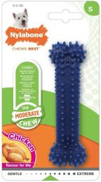 Nylabone Dental Chew Bone - Chicken Flavor (size: Regular (1 Pack))