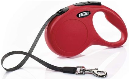 Flexi Classic Red Retractable Dog Leash (size: Small 16' Long)