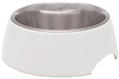 Loving Pets Ice White Retro Bowl (size: 1 count - Medium)