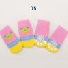 Wholesale 4 Piece Knit Socks Claws Warm Non-Slip Puppy Shoes Socks