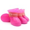 Wholesale pet waterproof non-slip rubber rain boots